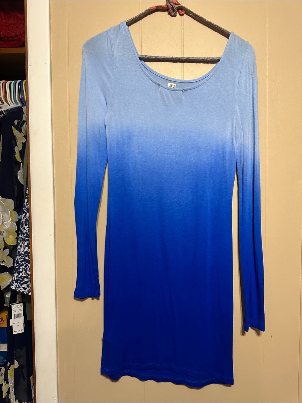 Forever 21 blue ombré dress - size small